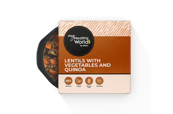 Lentilhas com Legumes e Quinoa }}