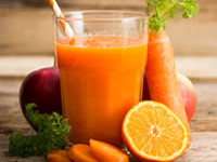 Receita de sumo de cenoura detox